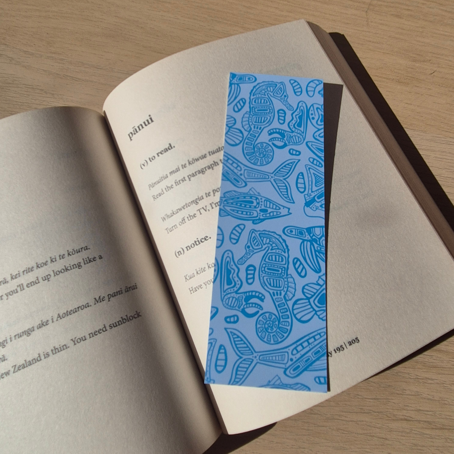 Underwater (Blue) Bookmark